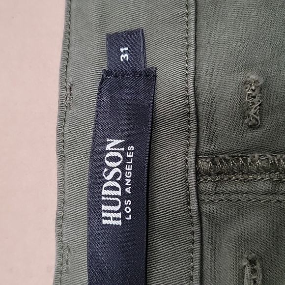 Hudson, Size 31, Olive / Army Green Denim Mini Skirt, Excellent Used Condition - Picture 8 of 10